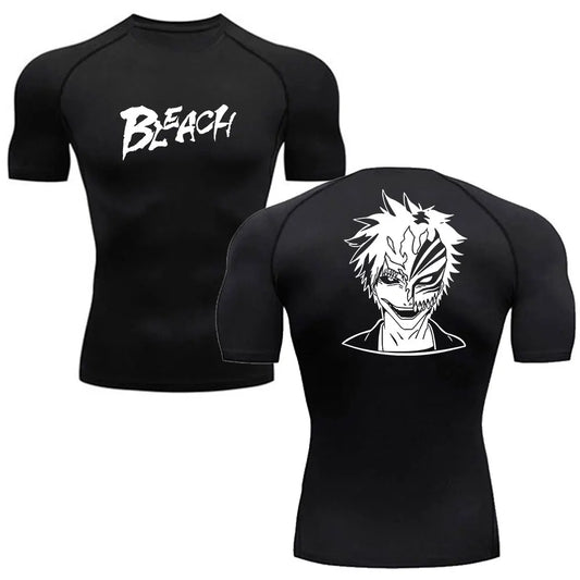 Bleach Anime Compression Shirt ‚Äì Men's Breathable Rash Guard Style001