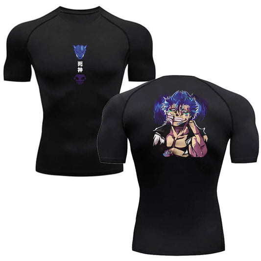 Bleach Anime Compression Shirt ‚Äì Men's Breathable Rash Guard Style005