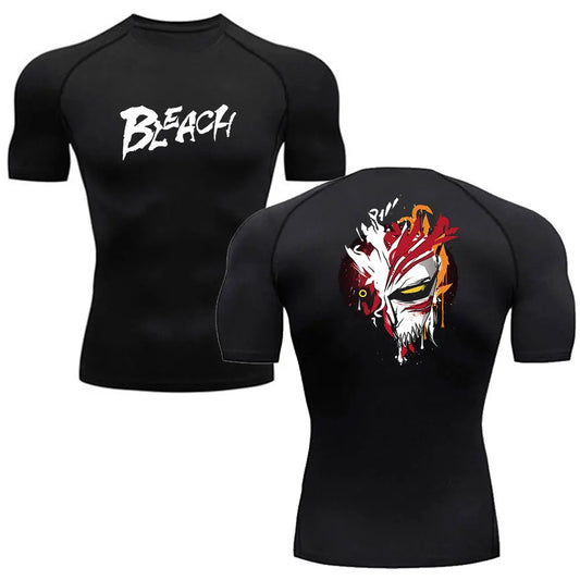 Bleach Hollow Anime Compression Shirt ‚Äì Men's Breathable Rash Guard