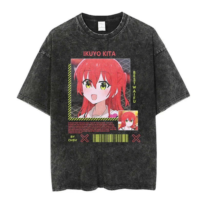 Bocchi The Rock Ikuyo Kita Shirt Oversized Style Anime Shirt