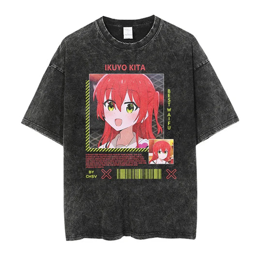 Bocchi The Rock Ikuyo Kita Shirt Oversized Style Anime Shirt