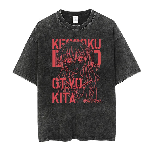 Bocchi The Rock Kita Shirt Oversized Style Anime Shirt