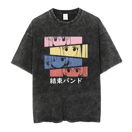 Bocchi The Rock Shirt Oversized Style Anime Shirt