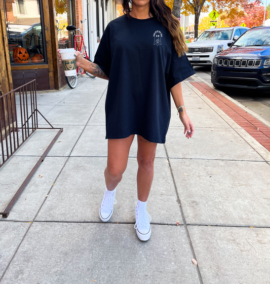 Back on my Boo Shit Graphic Tee Shirt Black