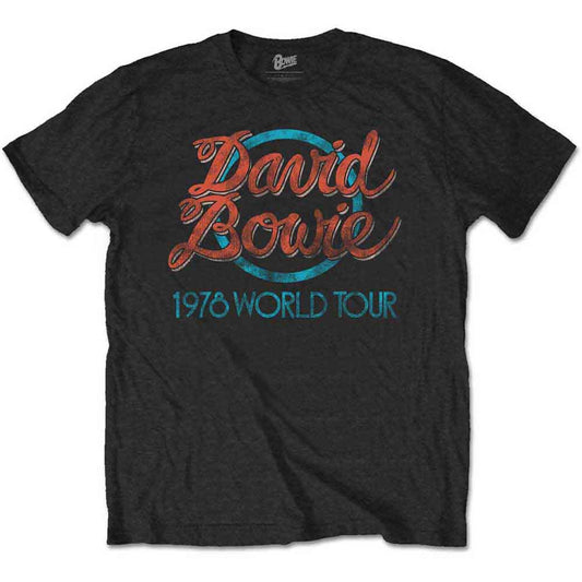1978 World Tour T Shirt Black