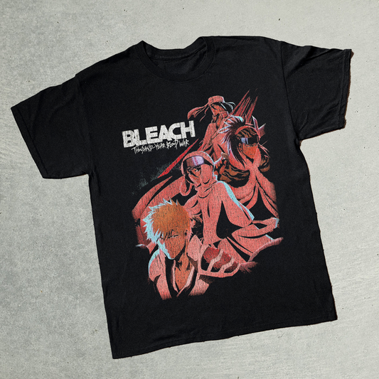 BLEACH THOUSAND YEAR BLOOD WAR VINTAGE BLACK T-SHIRT