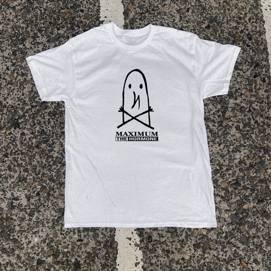 'PUNPUN X MAXIMUM THE HORMONE' WHITE VINTAGE PARODY TEE