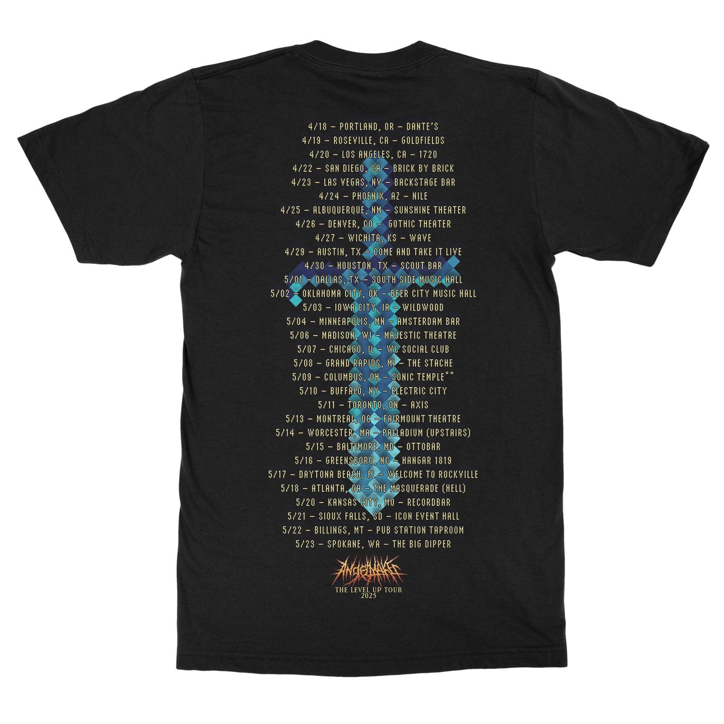 AngelMaker "Level Up Tour" T-Shirt