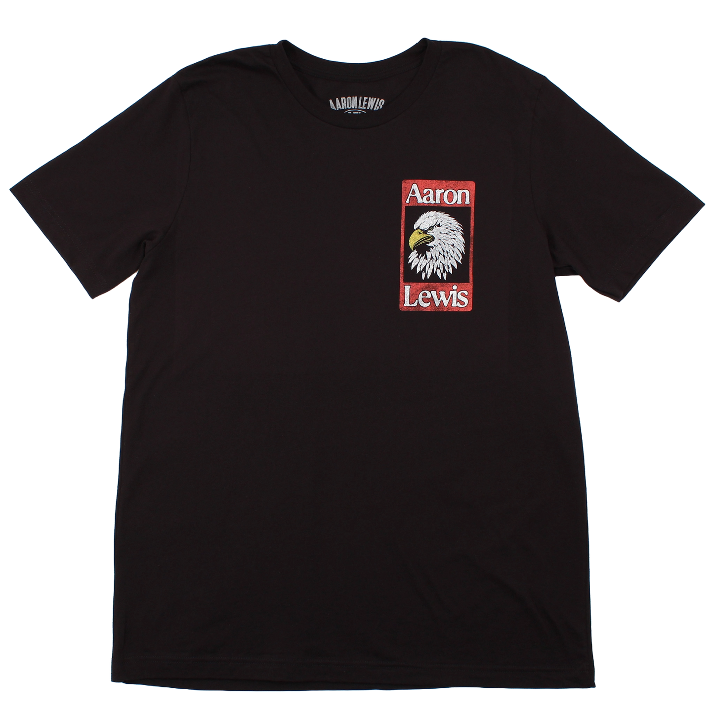 Aaron Lewis American As It Gets Tour Mens T Shirt Black
