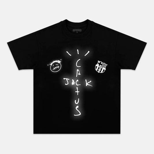 TRAVIS SCORTT & FC BARCELONA 2025 V2 TEE Style001