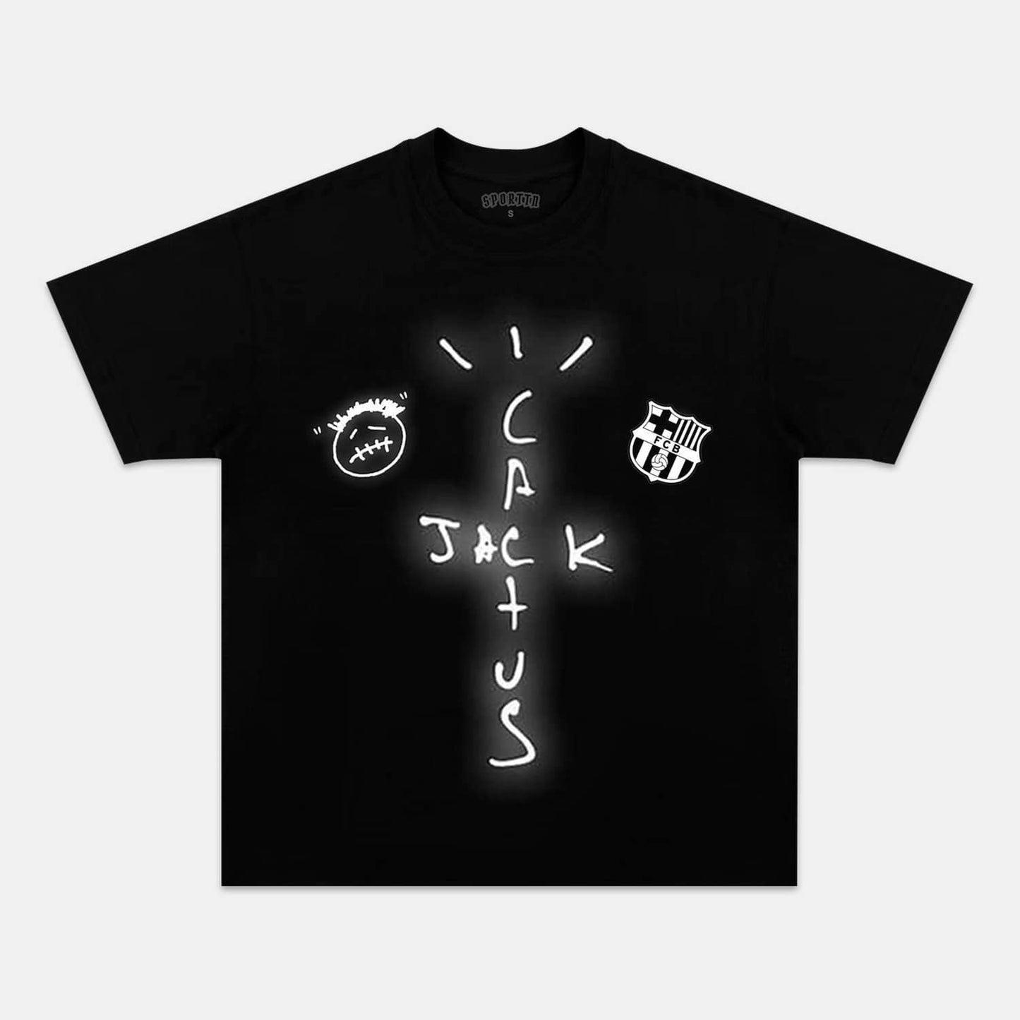 TRAVIS SCORTT & FC BARCELONA 2025 V2 TEE Style001