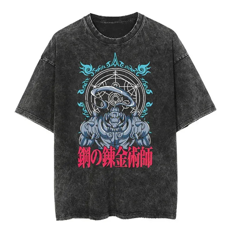 Fullmetal Alchemist Alphonse Shirt Vintage Style Anime Shirt Style001