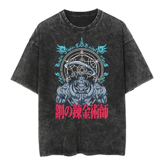 Fullmetal Alchemist Alphonse Shirt Vintage Style Anime Shirt Style001