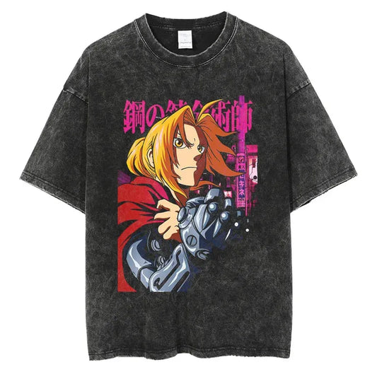 Fullmetal Alchemist Edward Shirt Vintage Style Anime Shirt Style007