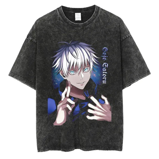 Jujutsu Kaisen Shirt Satoru Gojo Oversized Style Anime Shirt Style001
