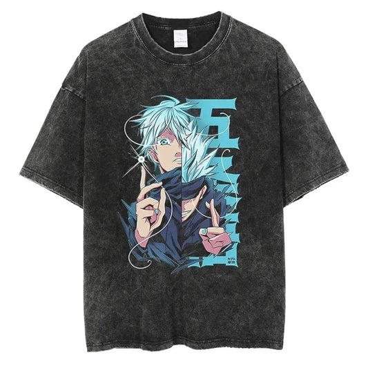 Jujutsu Kaisen Shirt Satoru Gojo Oversized Style Anime Shirt Style003