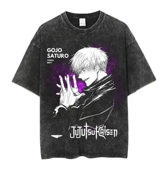 Jujutsu Kaisen Shirt Satoru Gojo Oversized Style Anime Shirt Style009