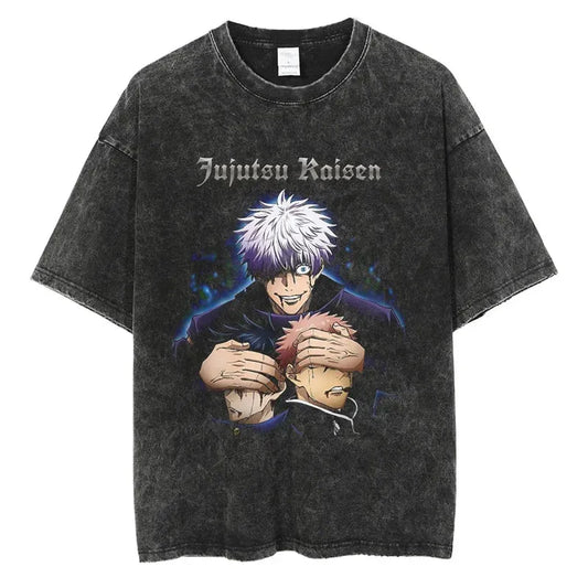 Jujutsu Kaisen Shirt Satoru Gojo Oversized Style Anime Shirt Style014