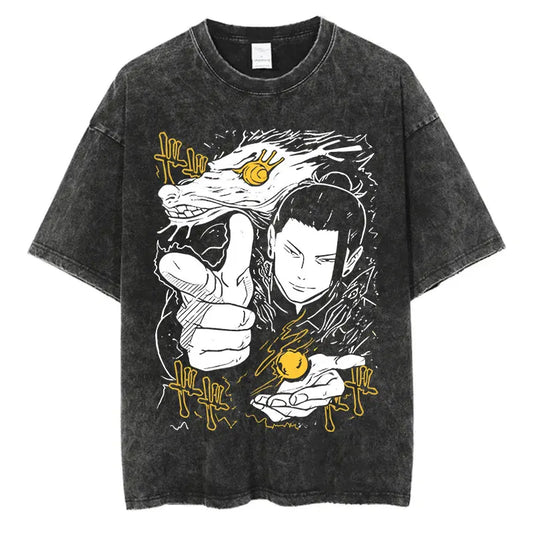 Jujutsu Kaisen Suguru Geto Shirt Oversized Style Anime Shirt