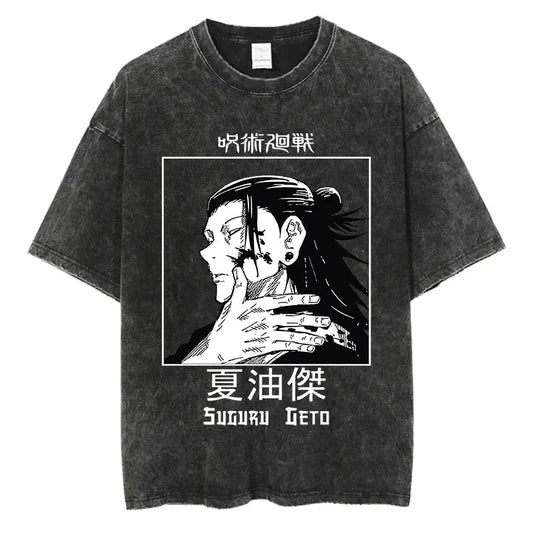 Jujutsu Kaisen Suguru Geto Shirt Oversized Style Anime Shirt Style001