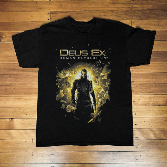 '11 DEUS EX HUMAN REVOLUTION XBOX 360 BLACK T-SHIRT