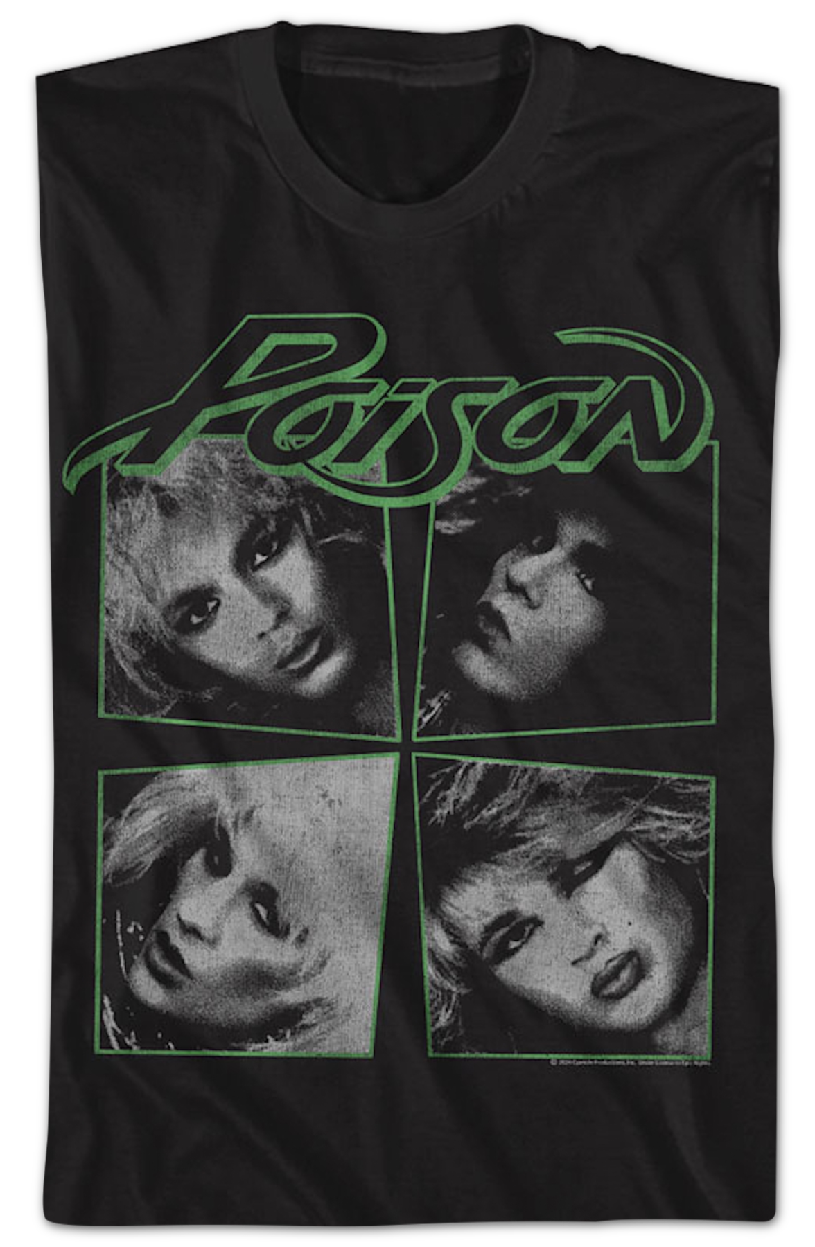 Vintage Look What The Cat Dragged In Photos Poison T-Shirt
