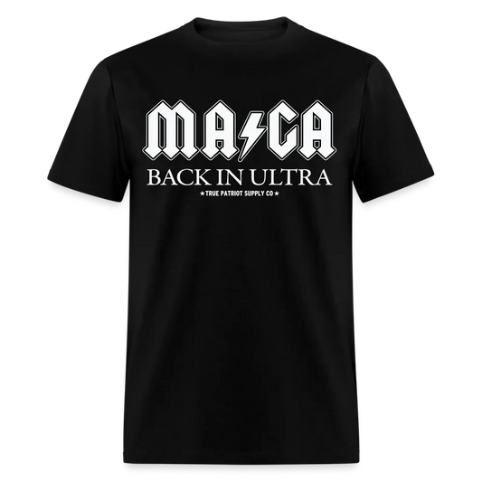 MAGA Back In Ultra Funny AC DC Parody Unisex Classic T-Shirt