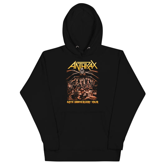 Anthrax  40th Anniversary Tour Hoodie Apparel