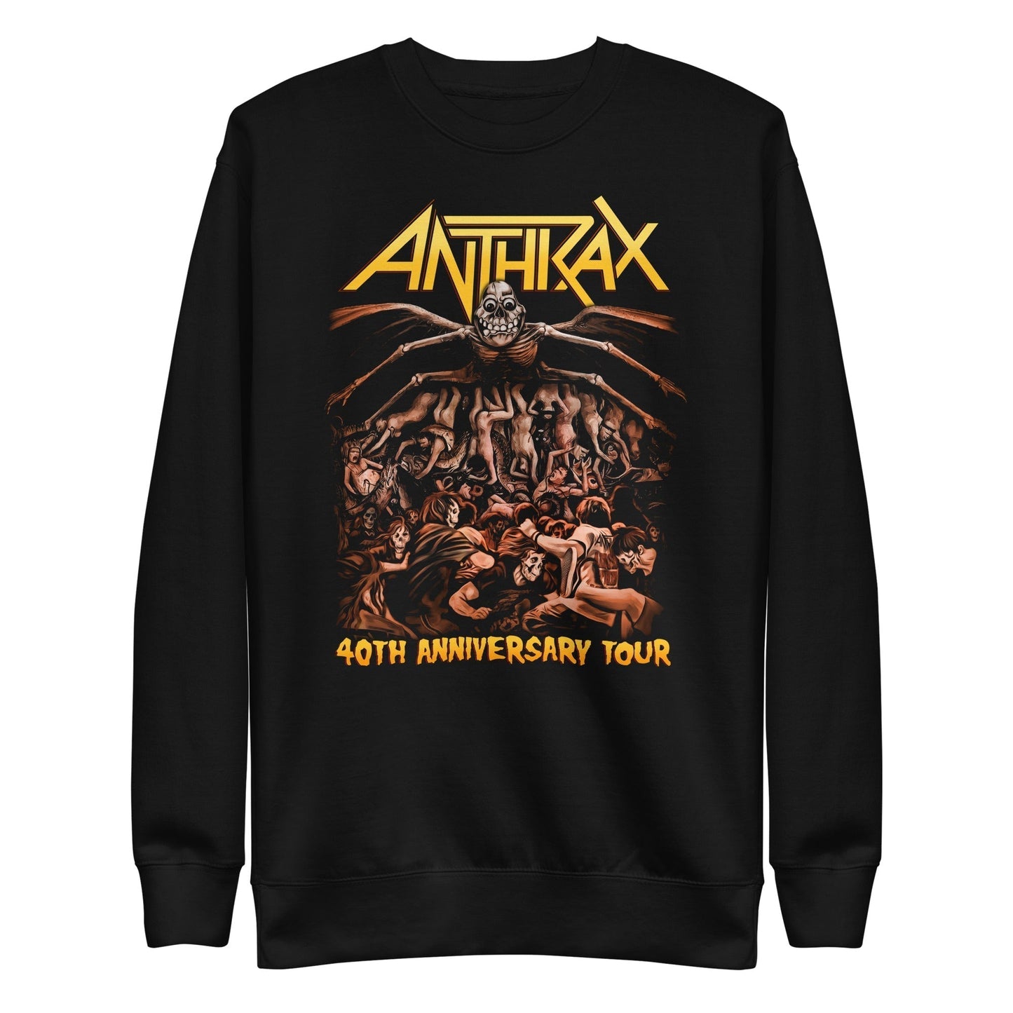 Anthrax  40th Anniversary Tour Sweatshirt Apparel