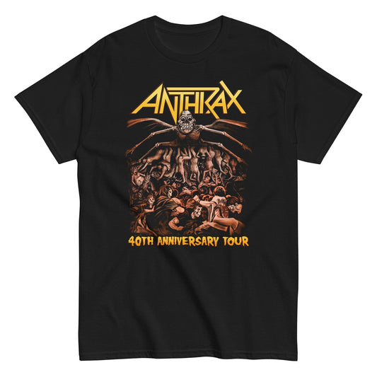 Anthrax  40th Anniversary Tour T Shirt