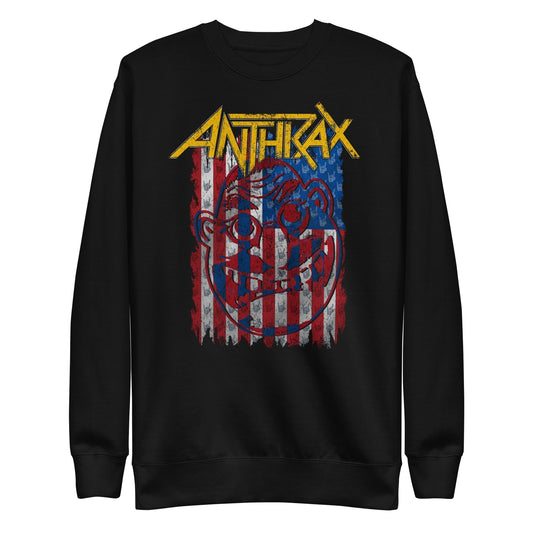 Anthrax  American Flag Sweatshirt Apparel