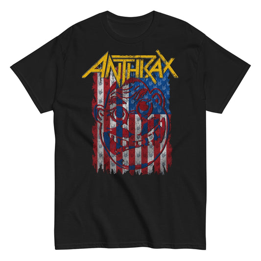 Anthrax  American Flag T Shirt