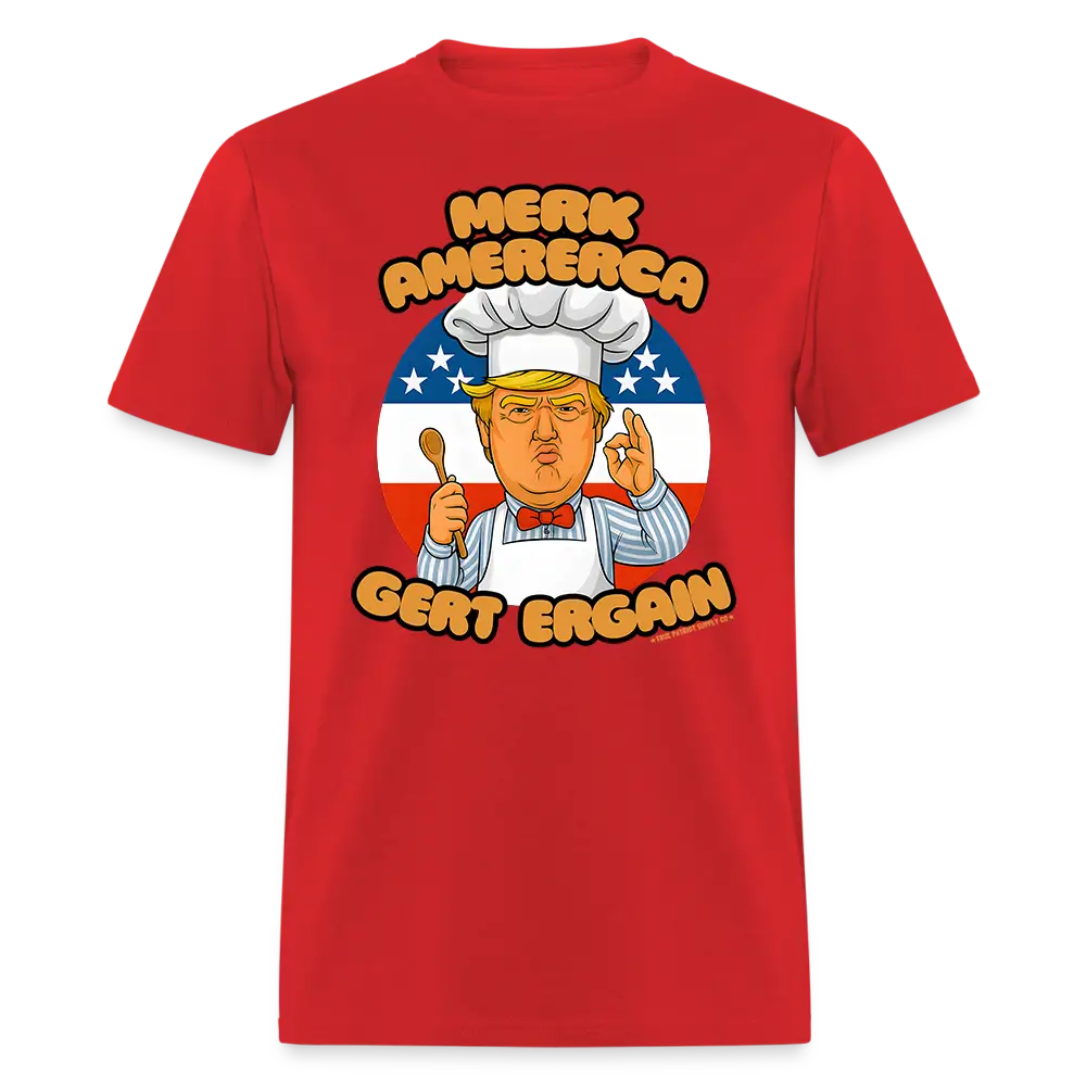 Merk Amererca Gert Ergain Funny Trump Swedish Chef Parody Unisex Classic T-Shirt