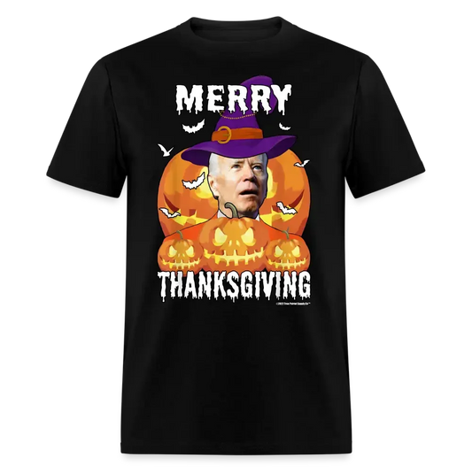 Merry Thanksgiving Confused Biden Funny Halloween Unisex Classic T-Shirt
