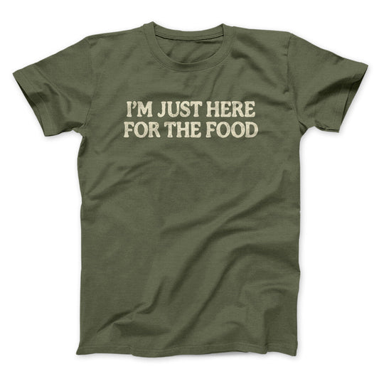 I‚Äôm Just Here For The Food Funny Thanksgiving Men/Unisex T-Shirt