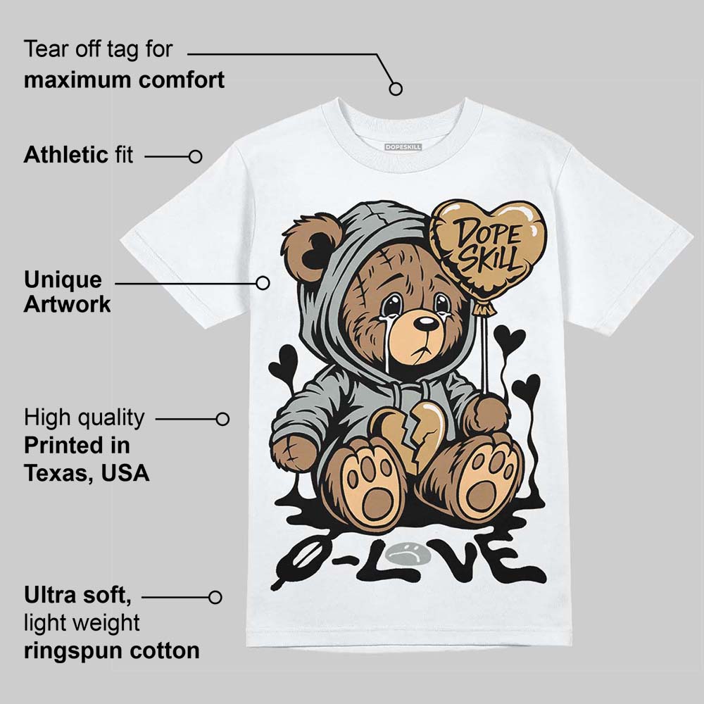 1906R ‚ÄòWhite Gold‚Äô DopeSkill T-Shirt Broken Bear Graphic