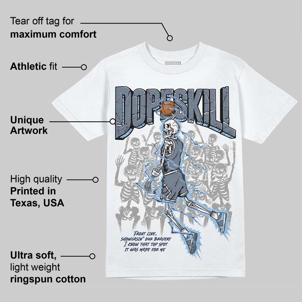 9060 Grey Day DopeSkill T-Shirt Thunder Dunk Graphic