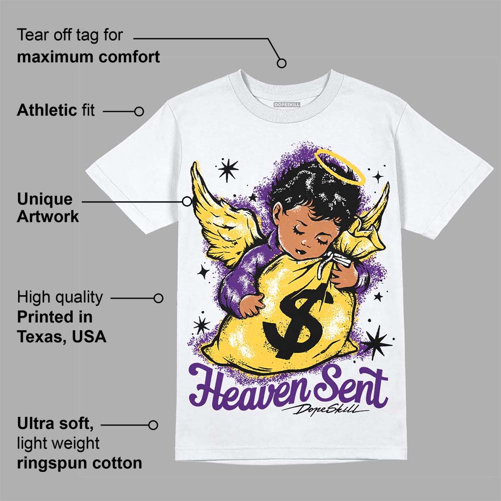 Field Purple 12s DopeSkill T-Shirt Heaven Sent Graphic
