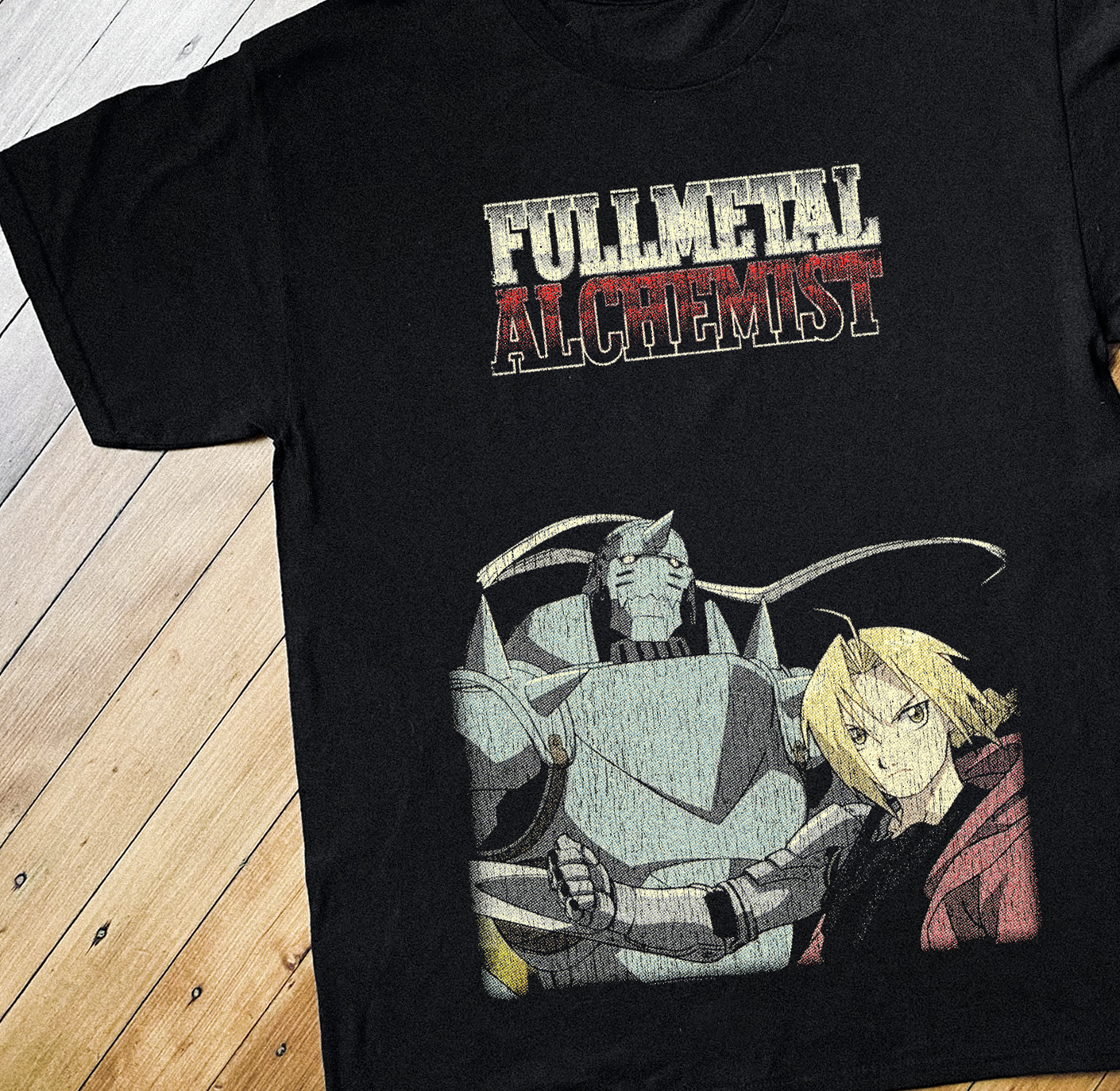 '04 FULL METAL ALCHEMIST BLACK T-SHIRT