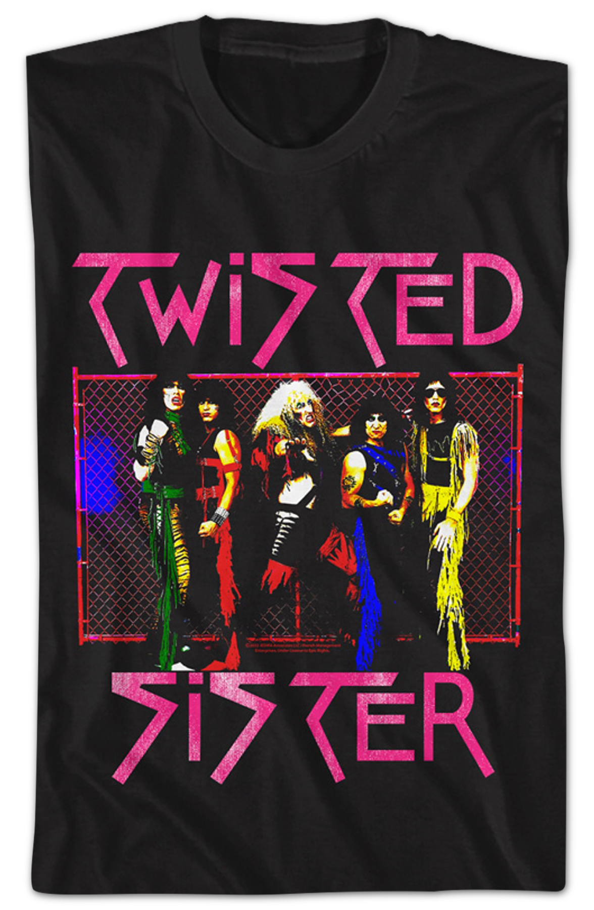 Vintage Group Photo Twisted Sister T-Shirt