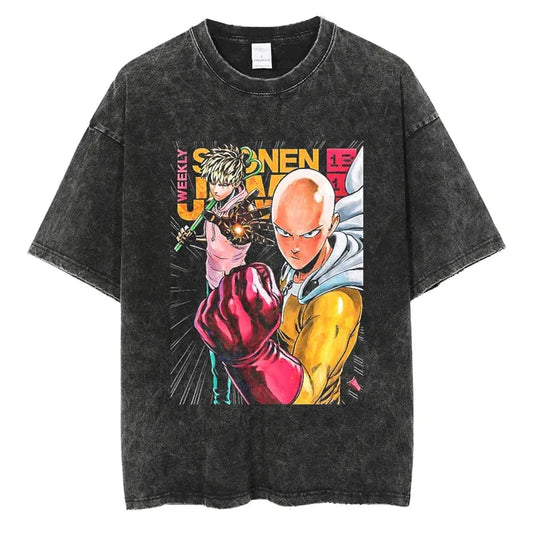 One Punch Man Saitama Shirt Vintage Style Anime Shirt Style002