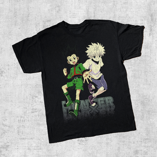 '11 HUNTER X HUNTER GRUNGY BLACK T-SHIRT