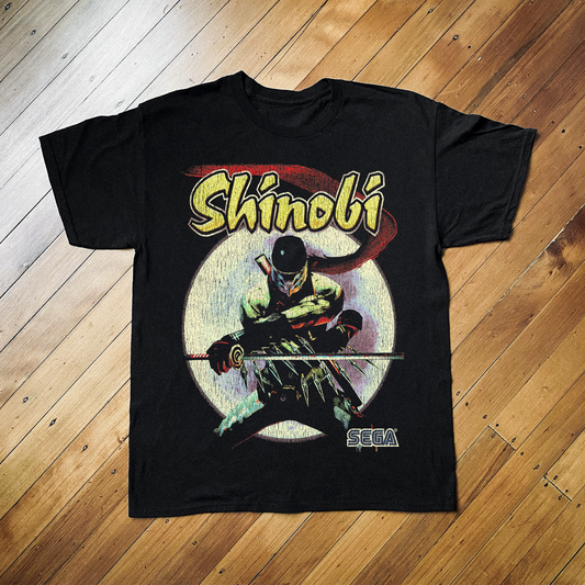 '02 SHINOBI PS2 BLACK T-SHIRT
