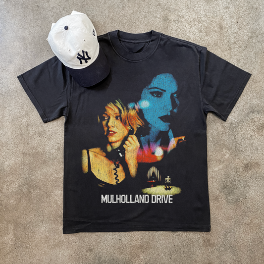 '01 MULHOLLAND DRIVE BLACK T-SHIRT