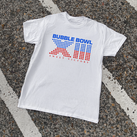 'BUBBLE BOWL' XIII VINTAGE WASHED WHITE TEE