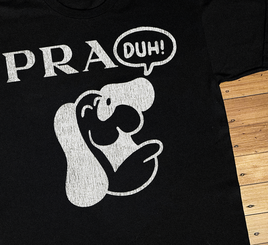 DOGGY DESIGNER VINTAGE BLACK T-SHIRT