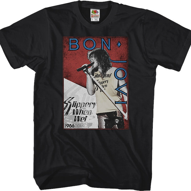 Slippery When Wet Tour Bon Jovi T-Shirt