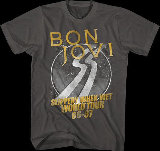Slippery When Wet World Tour Bon Jovi T-Shirt