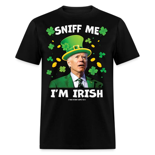 Sniff Me I'm Irish St Patrick's Day Funny Confused Biden Unisex Classic T-Shirt