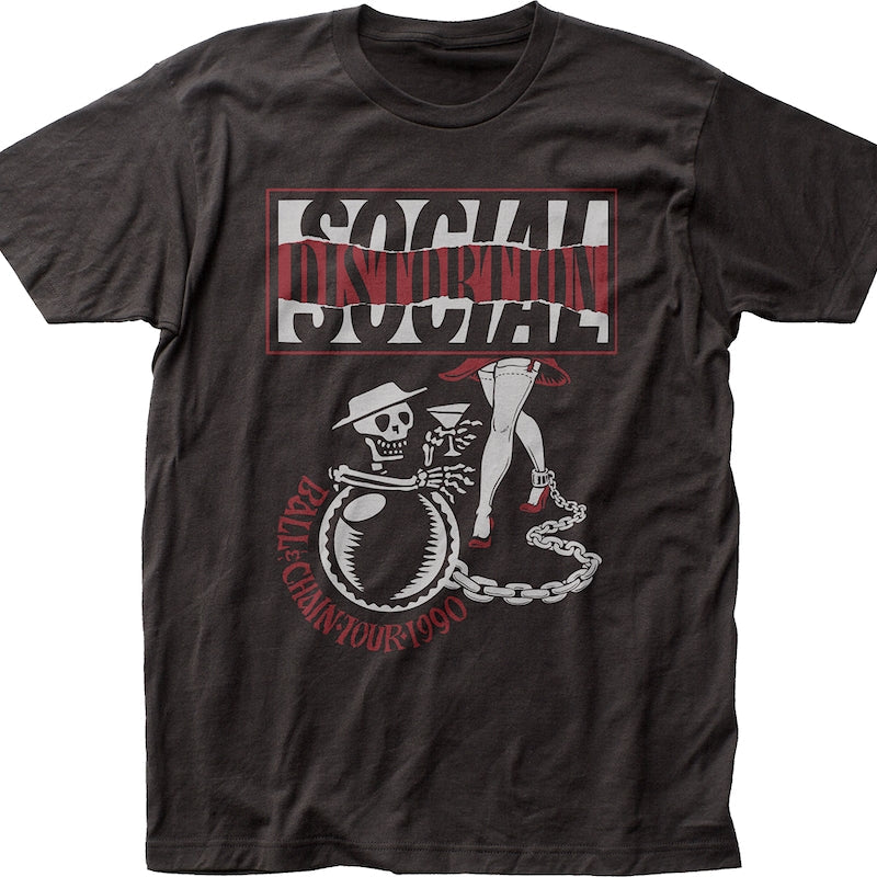Social Distortion Ball and Chain Tour T-Shirt